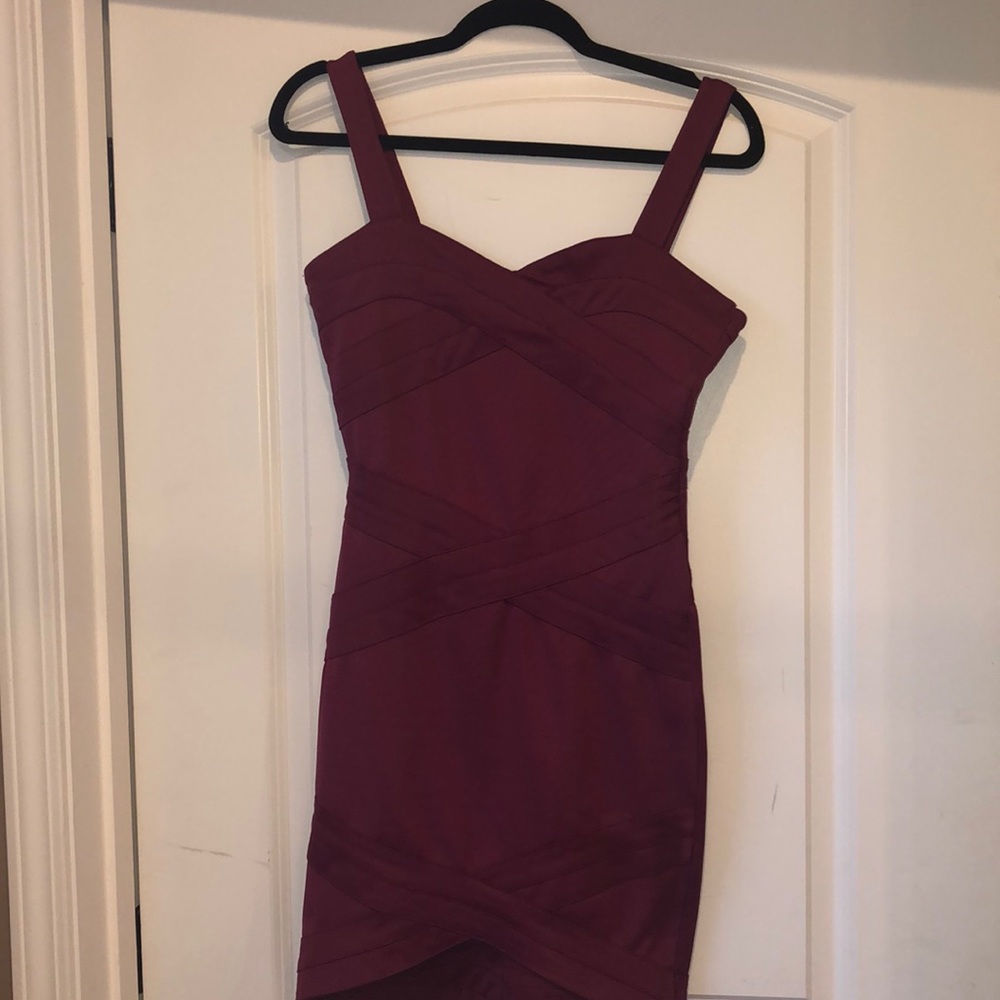 Burgundy Bodycon